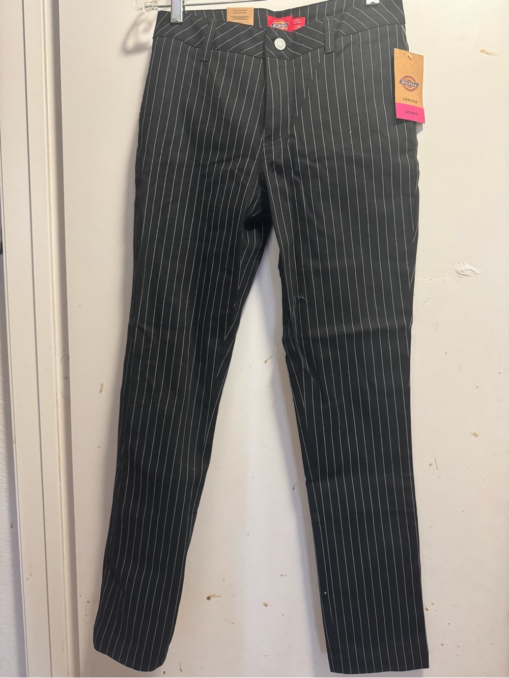 Dickies Original 4 pocket pinstripes mid-rise skinny jeans pants - NWT Size 1/25